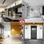 NUWATT 6" Fire Rated Recessed Light, 90 CRI Wafer Lights 6 Inch, 5CCT 2700K/3000K/3500K/4000K/5000K, 15W, Dimmable 1200LM, Wet & IC Rated LED Square Recessed Lighting, No Tenmat Needed, ETL, 6 Pack