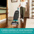 Kenmore BU1001 B200 Series Commercial Vacuum Cleaner Lightweight 14L Capacity Bagged Upright Vac with LED Headlight and 2-Speed Setting Powerful Suction for Pets, Carpets & Hard Floor