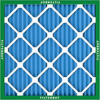 Filterbuy 17x17x1 Air Filter MERV 13 (MPR 1900) Health Defense Replacement (4-Pack), Electrostatic Pleated HVAC AC Furnace Filters, Made in USA (Actual Size: 17.00 x 17.00 x 0.75)