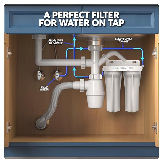 Aquatic Life Sediment Carbon Plus Water Filtration System, Particulate Chloramine Chlorine Reduction System