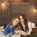 T10 7.3 Inch LED Bulb 6W (60W Equivalent) 2700K Warm White Edison Light Bulb 600lm Dimmable Long Tubular E26 LED Bulb for Rustic Pendant, Industrial Pipe, Wall Sconces, Chandeliers (4-Pack)