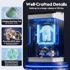 Auertech Portable Washer and Dryer Combo Set, 12 lbs Portable Clothes Dryers, 6 Drying Modes, 18 lbs Fully Automatic Washing Machine, 7 Wash Cycles, Compact Washer and Dryer for Apartment, RV, Dorm