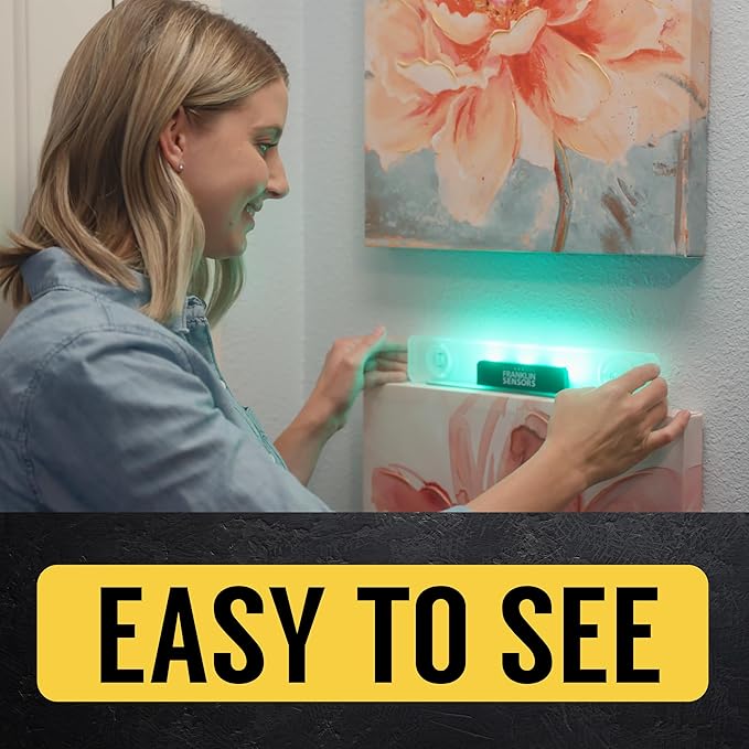 Franklin Sensors Light Level/Digital, Electronic, 12-inch Magnetic Torpedo Level, Vertical and Horizontal Leveler Tool with 2 Bubble Vials, Made in the USA