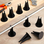 200 Pieces 2-1/4 Inch Length x 1.97 Diameter for Plastic Rebar Chair #3 to #5 Black Heavy Construction Concrete Tool