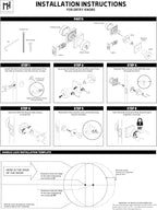 Mega Handles SUANA Entrance Combo, Door Knob and Cylinder Deadbolt and Key Combo, Heavy Duty Locking Door Knobs for Left or Right-Handed Doors – Satin Nickel