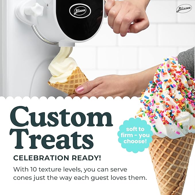 Soft Serve Ice Cream Machine 1.25Qt | No Pre-Freezing Automatic Ice Cream Maker | Built-In Compressor | LED Digital Display | Perfect for Soft Serve, Frozen Yogurt, Dairy Free Options and More