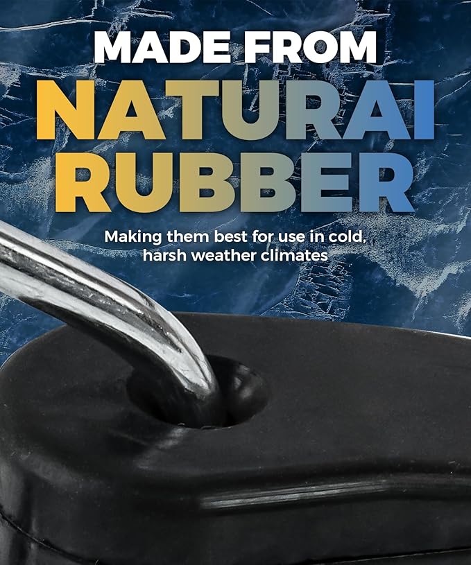 Bungee Cords with Hooks 15", Heavy Duty Rubber Straps, 10 Pack Bungee Straps for Trucks, Tarp Tie Downs, Rain Cover, Cargo, Canopy, Outdoor Use, 180 lbs Load