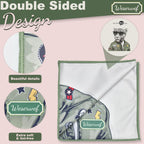 WESERWEF Design Microfiber Glasses Cleaning Cloth – Premium Cleaning Cloth for Eyeglasses, Screens, Tablets, Cameras & Lenses, 12" x 12", Ultra-Soft & Scratch-Free (Wild one)