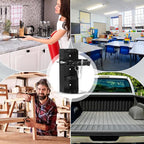 Zonon Heavy Duty Fire Extinguisher Mount Bracket Metal Fire Extinguisher Holder Wall Mount for Home Car Truck, Mini, Small, and Medium Sized(Fits 10lb,Black,2 Pcs)