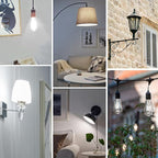 Jensense Edison LED Light Bulbs E26 Bulb 60 watt Equivalent Dimmable Light Bulbs 5000K Daylight Cool White Vintage 7W Edison Bulbs 110V 120V 800 Lumen CRI90, 1 Pack