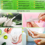 Heavy Duty Cleaning Brushes Set of 8 - Extra Long Straw Cleaners for Metal and Plastic Reusable Drinking Straws, to Clean Small Spaces, Sippy Cups, Water Bottles - Sturdy Hard Brush Bristles