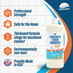 ShineSafe Hard Water Stain Remover – Professional-Grade Calcium Lime Rust Cleaner for Glass, Shower, Tub, Sink – Bleach-Free – 32 Fl Oz