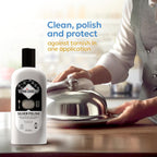 Tarni-Sheild Silver Polish - Clean, Polish, and Protect Against Tarnish - 8 Ounces – Safely Cleans Silver, Copper, Brass, and Other Metals in Just One Application - 6 Pack