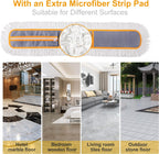 36” Commercial Dust Mop for Hardwood Floor Cleaning, Heavy Duty Push Broom Mop Hotel Company Household Cleaning Supplies for Hardwood, Tiles, Marble,Vinyl Plank Floors Cleaning