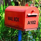 Outus 8 Sheets Vinyl Letter Stickers Self Adhesive Mailbox Numbers Alphabet Stickers Stick on Letters for Christmas Stockings Scrapbook Bulletin Board School Business(2 Inch,Black)