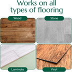 CLEANOMIC Wood and Flooring Cleaning Tablets (6 Pack) - All-Purpose Multi-Surface Household Cleaner Tablets (Orange Scent)