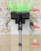 Cordless Vacuum Cleaner for Milwaukee M18 Battery, 7-in-1 Lightweight Stick Vacuum with HEPA Filter, 35KPA Suction, 350W Brushless Motor, 3 Modes for Floor, Carpet, Car(Battery Not Included)