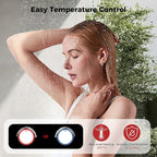 CAMPLUX 2.64 GPM Portable Tankless Water Heater, Outdoor Propane Water Heater with 4.33" S/S Rain Cap, for Camping, Cabin, Windproof Design, 68,000 BTU, BD264C