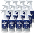 Bioesque Protect 90, Heavy Duty Bacteriostatic, Fungistatic, Algaestatic Formula, Effective Against Mold, Mildew, Algae, & Odor Causing Bacteria, 32 Fluid Ounce (Pack of 12)