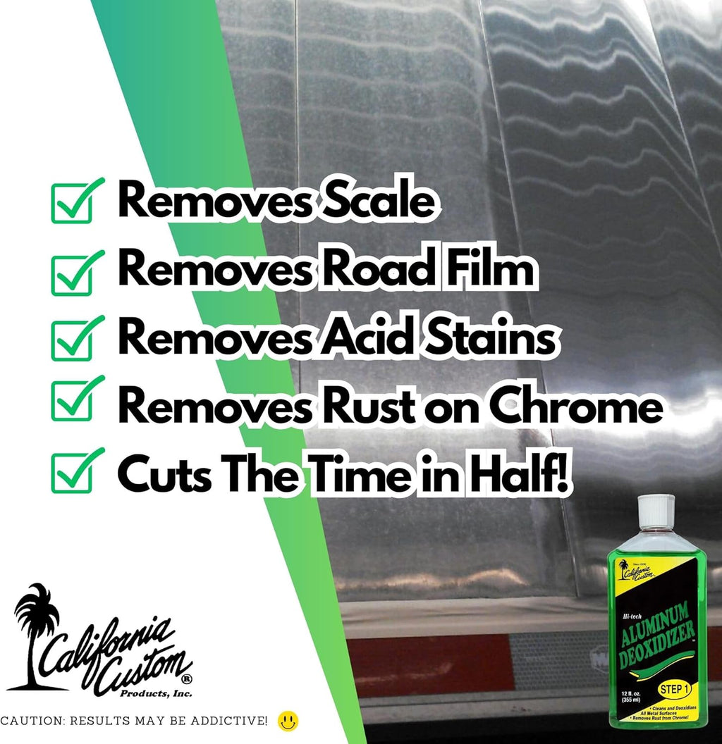 Products – Aluminum Deoxidizer Cleans & Deoxidizes Metal Surfaces, Removes Rust, Great for Aluminum, Brass, Copper, Chrome, Silver, Stainless & Gold, 12oz