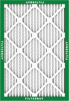 Filterbuy 24x30x1 Air Filter MERV 8 (MPR 700) Dust Defense Replacement (6-Pack), Electrostatic Pleated HVAC AC Furnace Filters, Made in USA (Actual Size: 23.88 x 29.88 x 0.75)