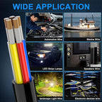 NAOEVO 14 Gauge Wire 5 Conductor Electrical Wire, 14 AWG Stranded PVC Cord, 12V Low Voltage/Tinned Copper/Flexible Cable for Automotive Wiring, Lamp Cord, Marine Cable (50FT)