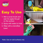 Quick ‘n Brite Fireplace Gel Cleaner for Brick, Stone, Rock, Tile, and Marble, Nonabrasive Fireplace Cleaner, Made in the USA, 64oz (Pack of 2)