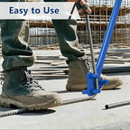 Rebar Bender Metal Bending Tool Manual Hand Operated to 5/8" Bar for Flat Steel and Steel Rod