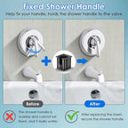 Dreyoo 15 Pcs Shower Faucet Handle Insert Compatible with Kohler, 1.5cm x 1.4cm x 1.2cm Shower Handle Parts Compatible with Kohler 1060514, Easy to Install
