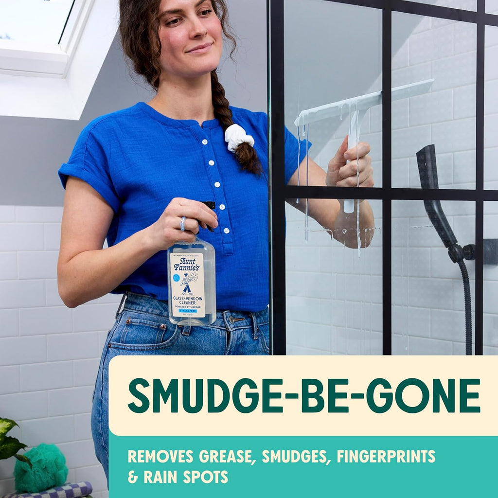 Aunt Fannie's Whole Home Cleaning Bundle: All Purpose Spray, Floor Cleaner, Glass & Window Cleaner, Multi-Surface Wipes, Carpet Refresher