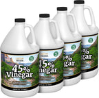Nature's Freedom 45% Concentrated Vinegar, 4 Gallons - Dilutes to 36 Gallons - 9x Strength Multi-Purpose Solution