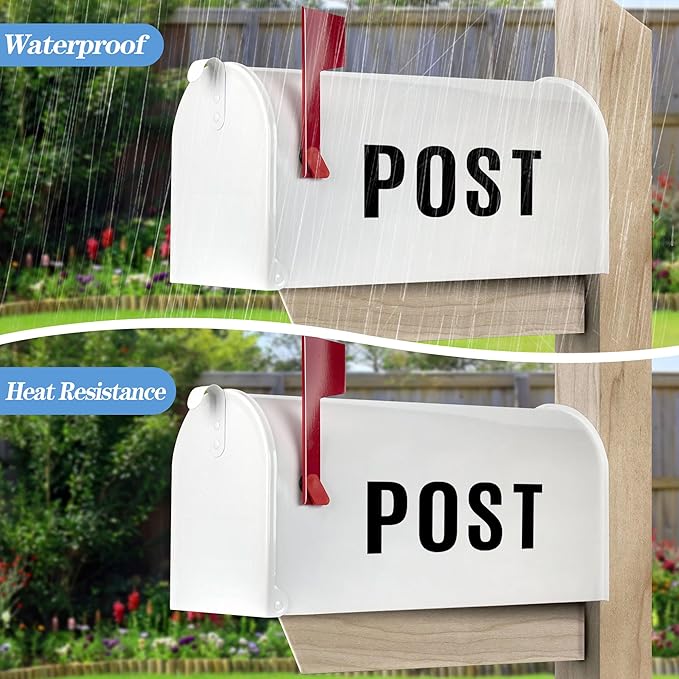 910 PCS 42 Sheets Letter Stickers Large Mailbox Numbers and Letters Self Adhesive Vinyl Waterproof Custom Alphabet Number Stickers for Mailbox Address, DIY Crafts, Door, Windows Decor (3 Inch,Black)