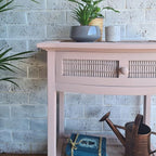 Dixie Belle Paint Company Chalk Finish Furniture Paint - Soft Pink (32oz) - Matte Dainty Pink Chic Chalk Mineral DIY Furniture Paint