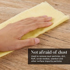 Maxcheck 100 Pcs Sticky Tack Cloth Woodworking Painters Wax and Silicone Free Tack Cloths for Removing Dust Rags Automotive Painting for Automotive, 18 x 36'' (Yellow)