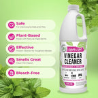 Mighty Mint Vinegar Cleaner, All-Purpose Cleaning for Household Surfaces, Natural Mint Scent, 32oz (Pack of 2)