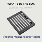 6 Pack 8-1/2 Inch Length|7-1/2 inch(192mm) Hole Center Brushed Satin Nickel Kitchen Cabinet Handles, Cabinet Pulls Kitchen Cabinet Hardware, Cupboard Pulls, Drawer Handles