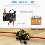 E69 20 Amp Circuit Breaker T3 Manual Reset UL Certified Waterproof IP66 Protection Mini Surface Mount IP66 20A Switchable