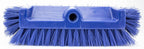 SPARTA Multi-Level Tile Scrub Brush 12" Wide Brush Head, Heavy-Duty Tile Cleaning Brush with End Bristles for Commercial Tiles, Tubs and Floor, Plastic, 12 Inches, Blue