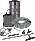 VacuMaid GV50PRO Wall Mounted Garage and Car Vacuum with 50 ft. Hose and Tools.