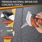 Concrete Crack Filler, 4 Pack Self Leveling Crack Sealant Repair Sealer, High Elasticity Cement Crack Filler, Waterproof Caulking Glue for Driveway, Patio, Sidewalk, Concrete Joint Repair, Grey