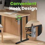 GEARit 360 Rotating Flat Plug Extension Cord with 3 Outlets (15ft, Gray) 16AWG/13A 3 Prong Wire, Outlet Saver for Home Office Dorm Room Essentials, ETL Certified