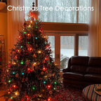 SUNSGNE 25 Pack C7 LED Multicolor Christmas Replacement Light Bulbs for Christmas Indoor Outdoor String Lights, E12/C7 Candelabra Base, 0.6 Watt