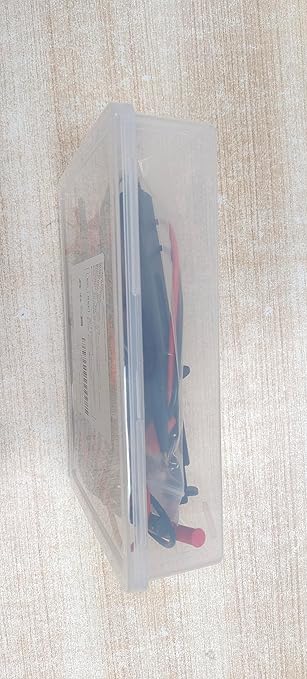 25PCS Multimeter Test Leads Kit, Test Leads Set with Replaceable Alligator Clips,Wire Piercing Probes, Alligator Clips,Test Hook Clips,Test Tweezer for Digital Electrical Multimeter Testing