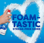 Windex Fast Shine Foam Glass Cleaner, No-Drip Aerosol Cleaning Spray, 19 oz.