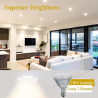 Par30 39W Long Neck Halogen Flood Light Bulbs 6pcs, 120V 2700K Warm White Dimmable High Brightness, E26 Base, Great for Accent Lighting, Tracking Light, Recessed Light Bulb