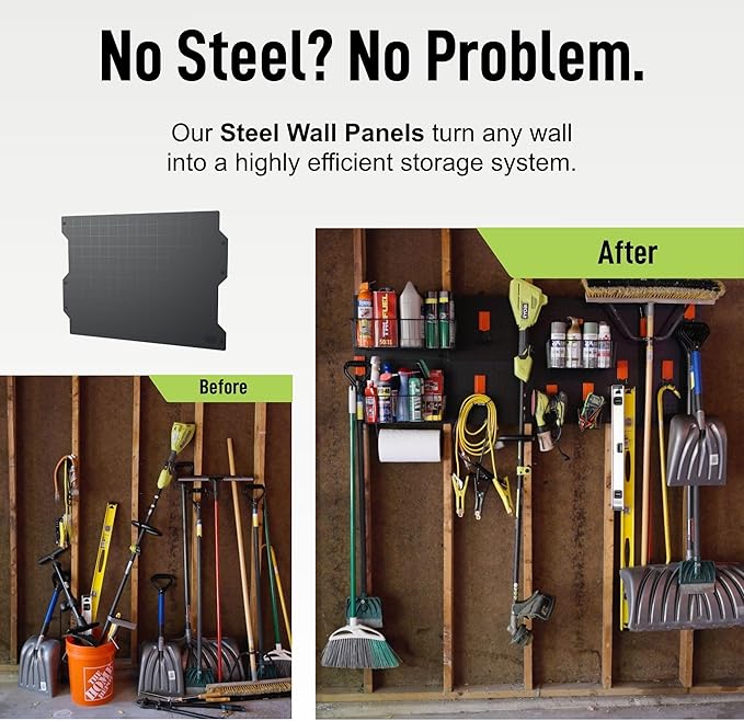 GATOR MAGNETICS MIDI 4 in Open Hooks, 25 lb Heavy Duty Magnetic Hooks for Steel Surfaces, Patented Easy-Release, Non-Slip Grip – Storage & Organization, Garage, Shed, Home, Cleaning Tools - 3 Pack