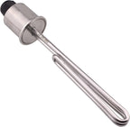 DERNORD 2 Inch (OD64) Tri-clamp 120V 1650W Foldback Heating Element Electric Water Heater with Low Watt Density