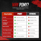 Pomy Professional Grade Mold Stain Remover Gel (2 Pack-16 oz Total) Thick No-Run Gel for Shower Caulk, Grout Lines, Washing Machine Gasket, Front Loader Door Seal, Tile and Bathroom Surfaces