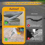 Concrete Crack Filler, Cement Crack Filler, Self Leveling Concrete Crack Repair Sealant–Quick-Drying, Waterproof, Durable Filler for Driveway, Sidewalk & Expansion Joint Repair-2 PCS