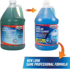 Unger Professional Streak-Free EasyGlide Glass Cleaner Concentrate, 1 Gallon, Ammonia-Free, Makes 100 Gallons of Solution, Safe for Tinted Windows, LOW-E, Windshields and Mirrors